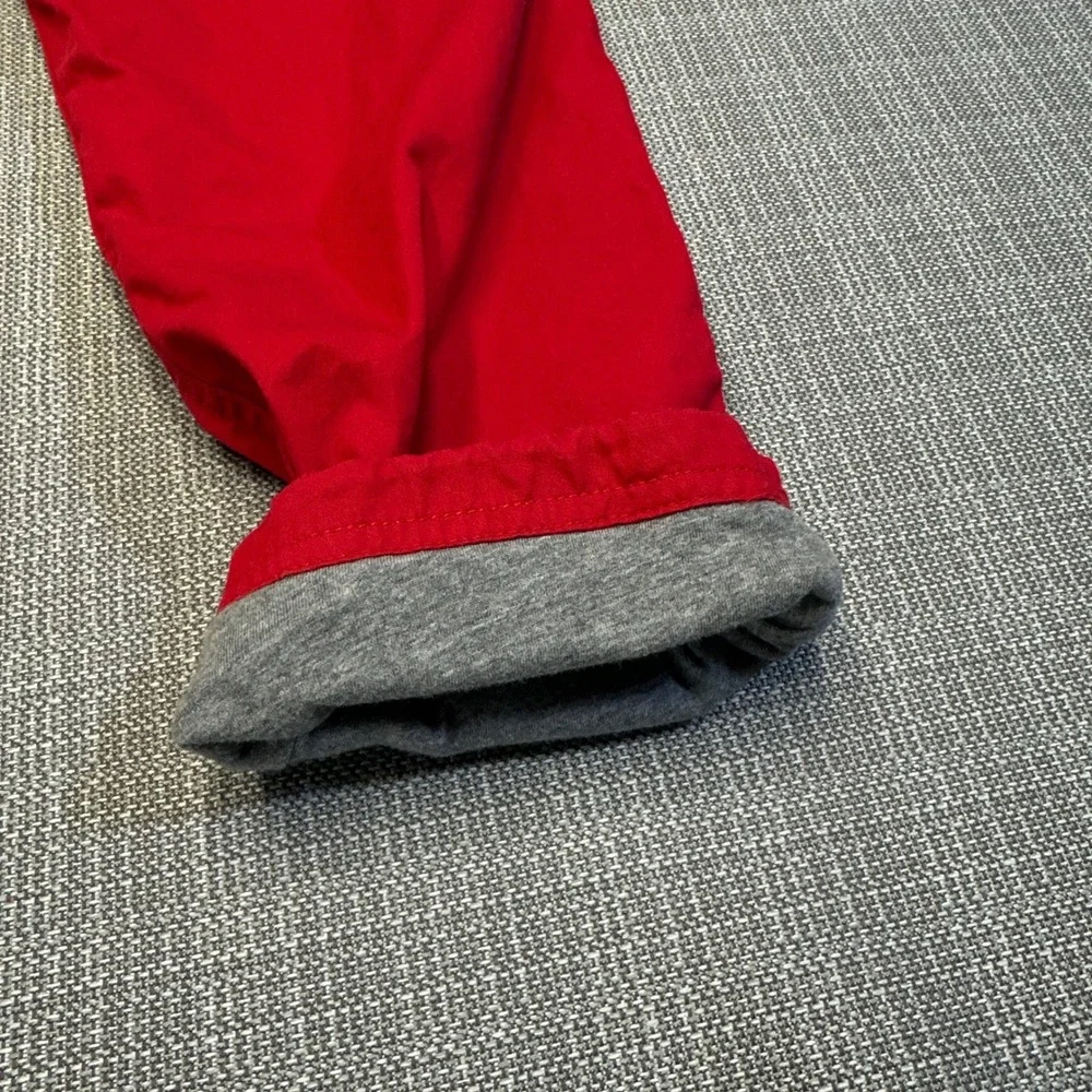 Hanna Andersson Kids Red‎ Cotton Lined Cargo Pants US 10 Drawstring